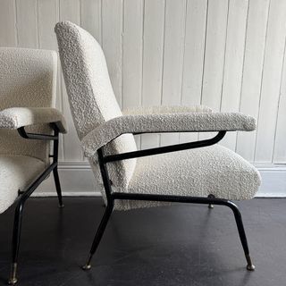 Pair Of 1960s Italian Armchairs photo vintage