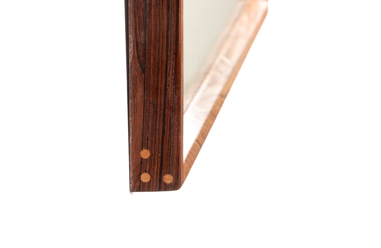 photo furniture Grand miroir en palissandre par Aksel Kjesgaard pour Odder, 1960
