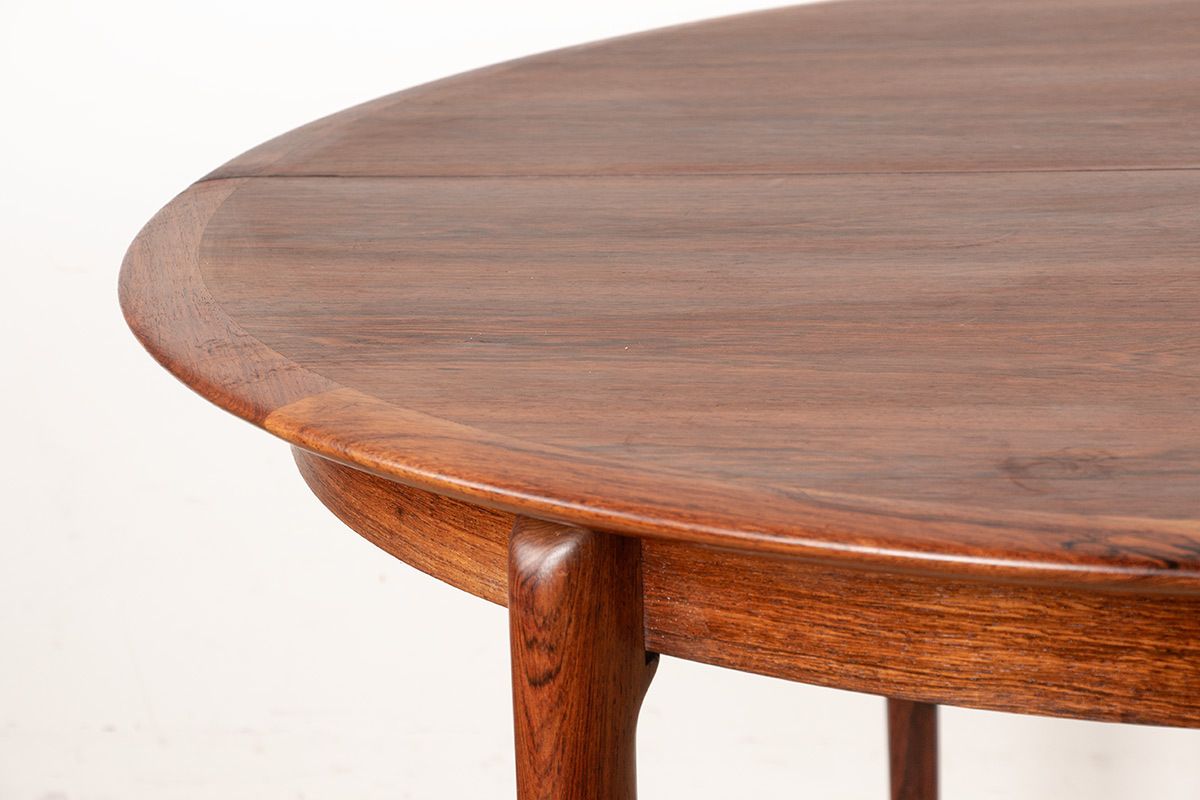 Danish Extendable Rosewood Dining Table By Kai Lyngfeldt Larsen For Søren Willadsen 1960. photo Furniture