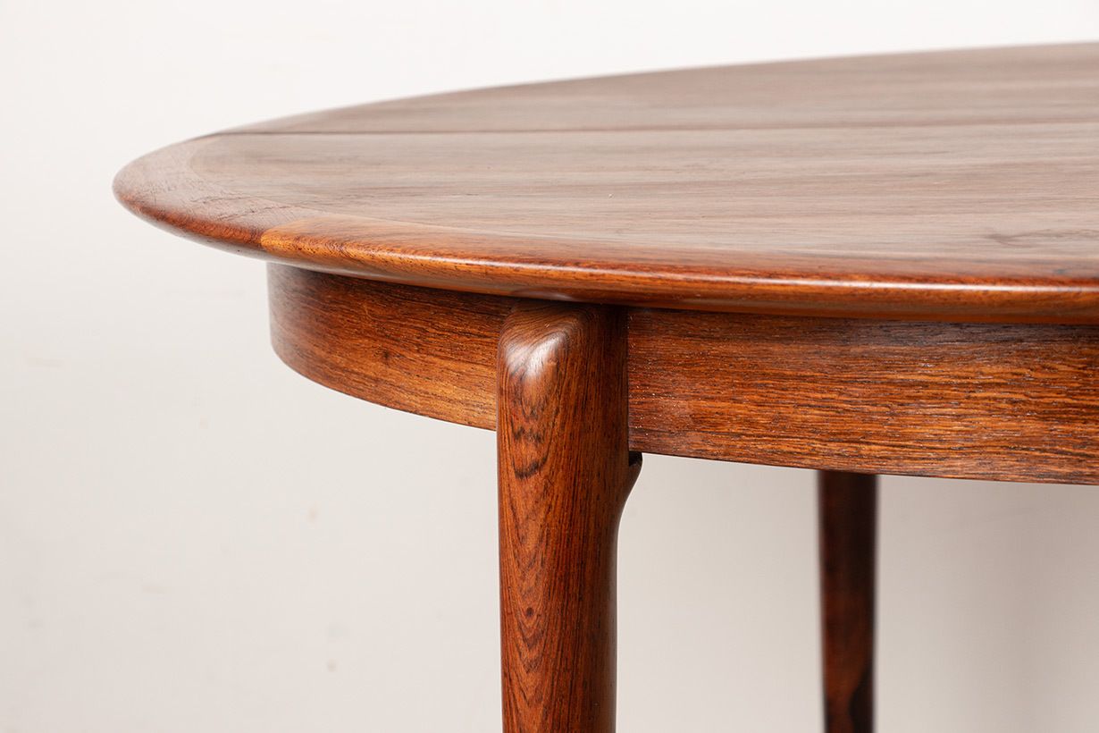 Danish Extendable Rosewood Dining Table By Kai Lyngfeldt Larsen For Søren Willadsen 1960. photo 4000.0