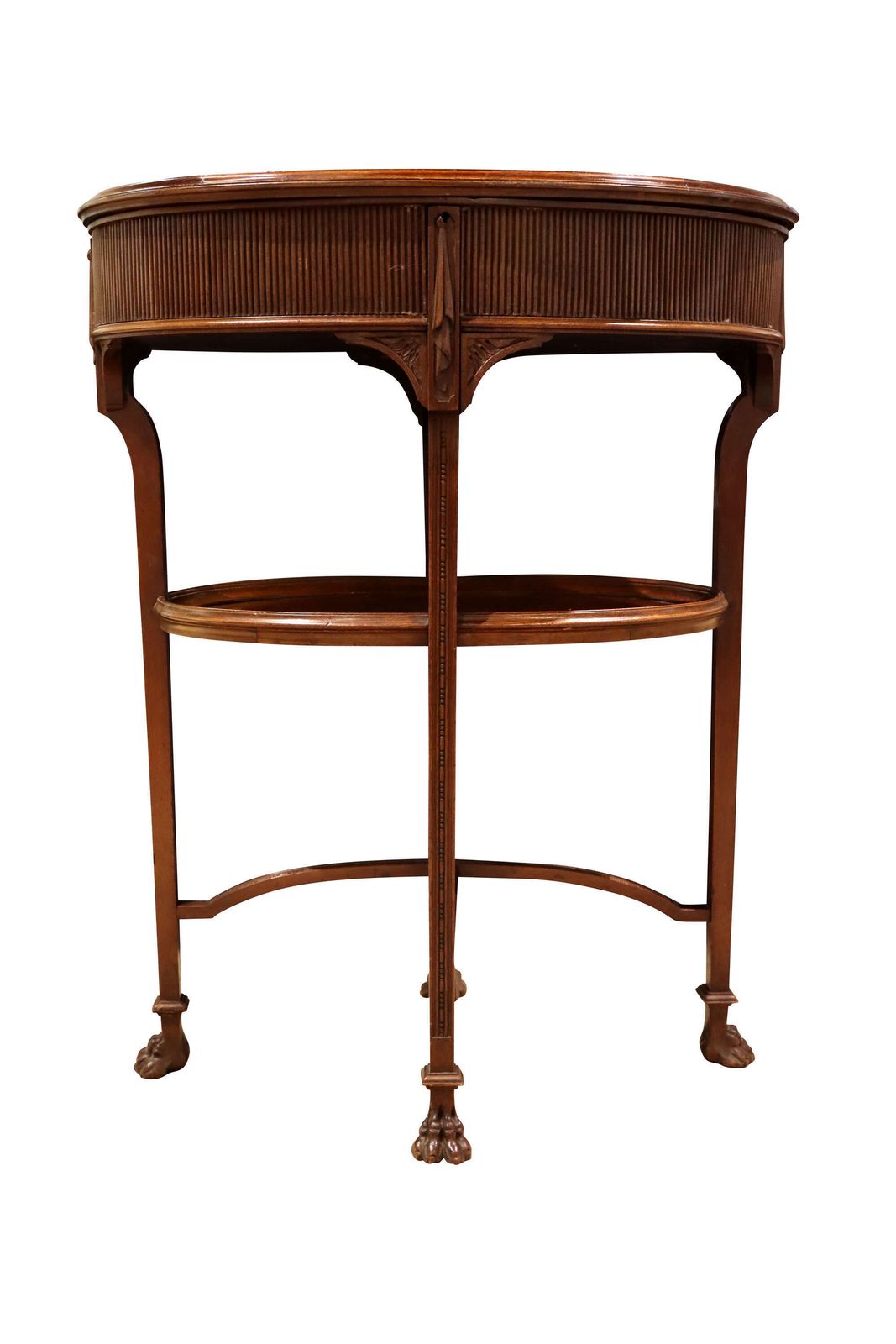 Late 19th Century Oval Mahogany Bijouterie Table, Circa 1900 photo furniture