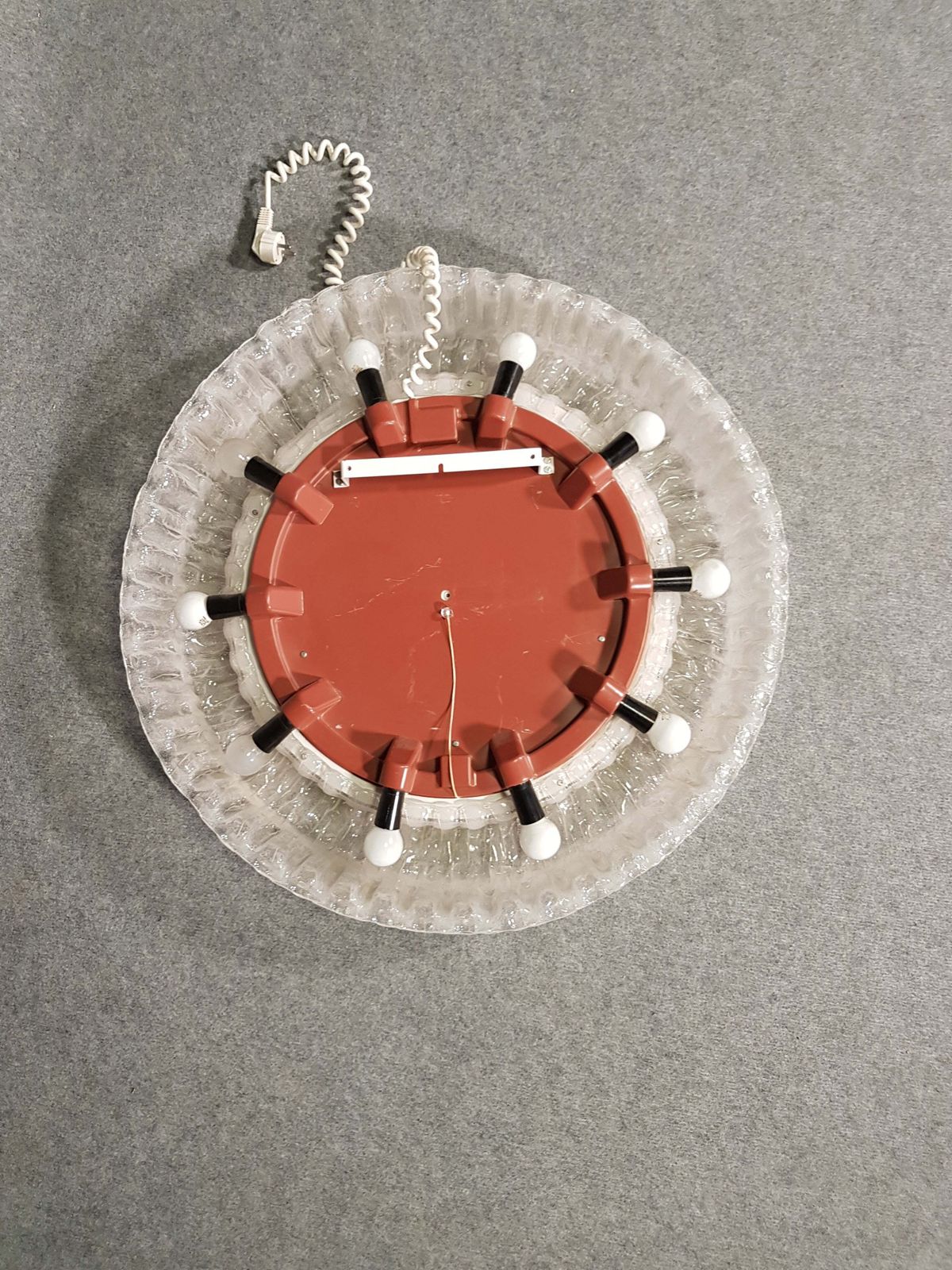 Xxl Round Mirror Hillebrand   1970s photo vinterior