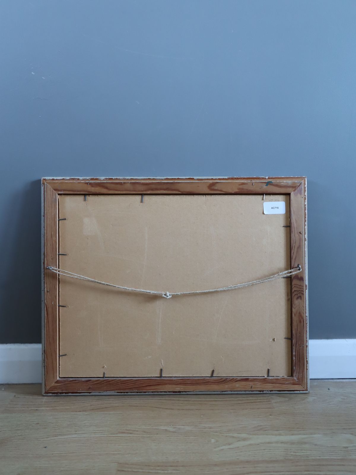 photo furniture Cubist Street  Oil Painting, Mid 20th Century