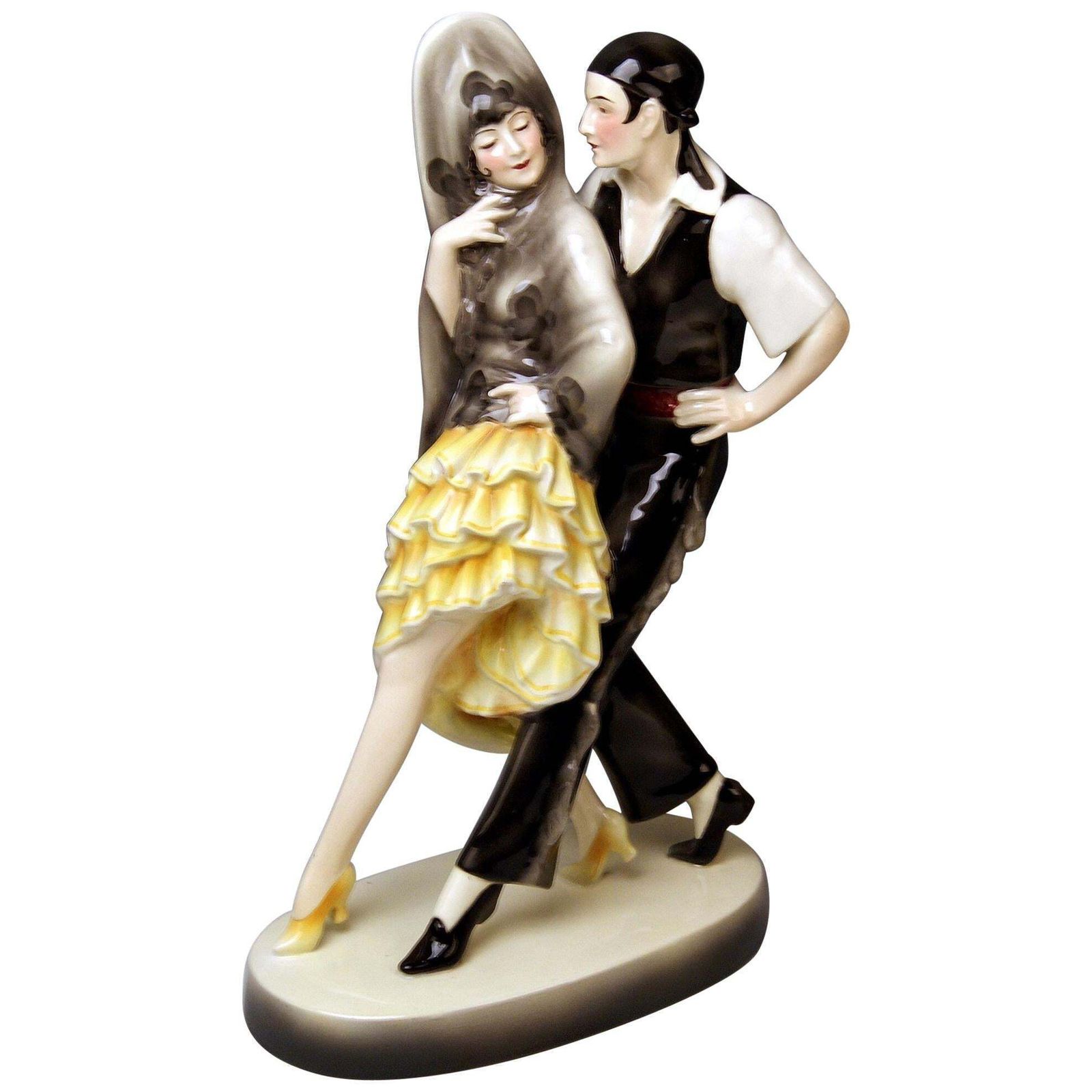 Goldscheider Vienna Lorenzl The Spanish Dance Model 5775, Circa 1930 1935