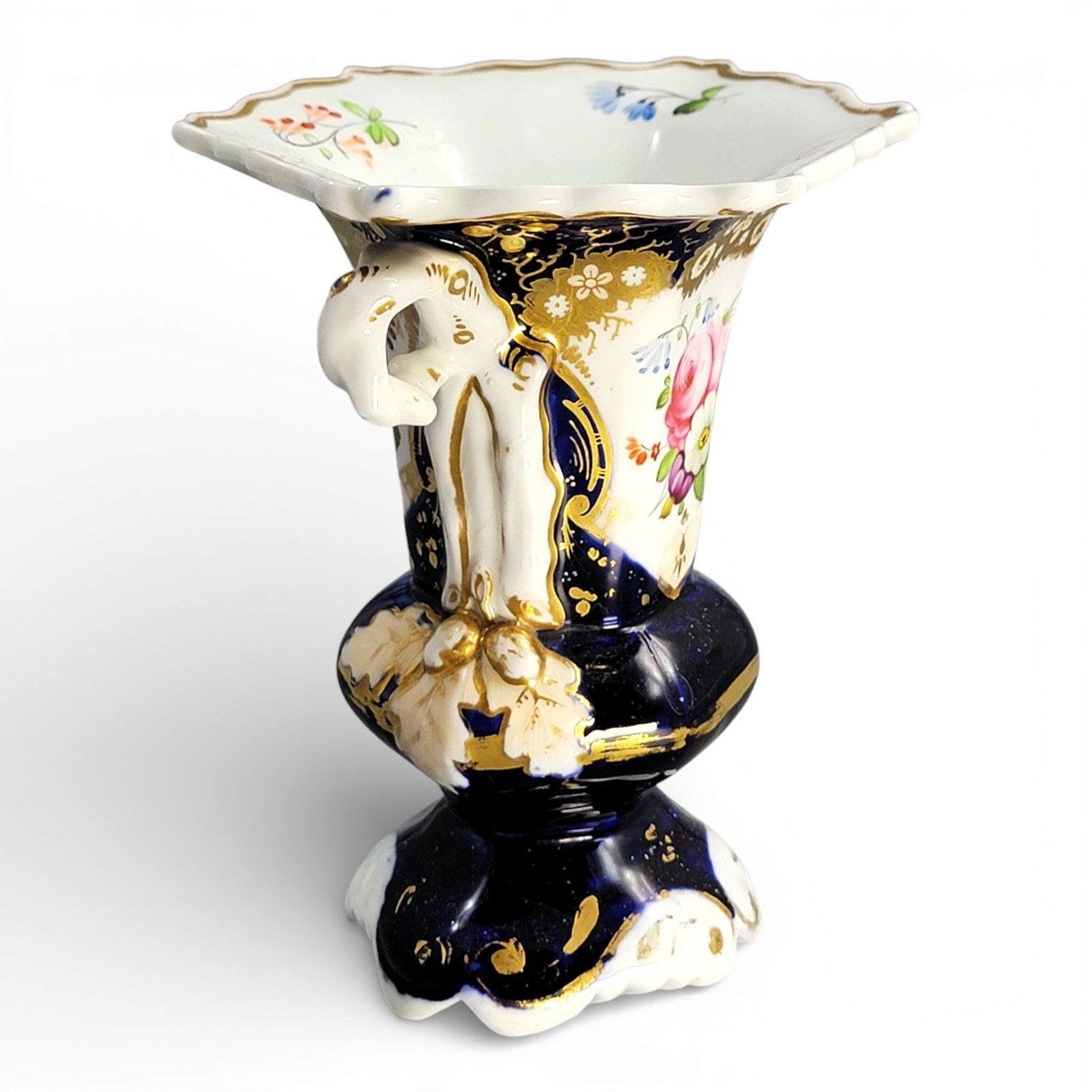 Antiqu Georgian Old Paris Porcelain “Vase De Mariée”, France, C. 1820–1840 photo 450.0