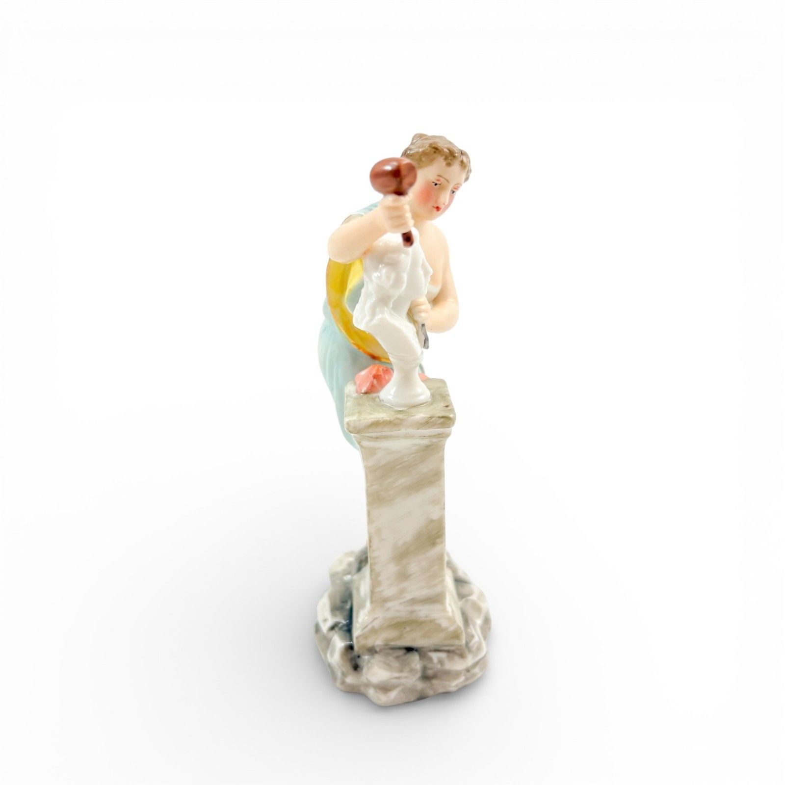 Antique German Porcelain Figurine Female Sculptor Thuringia C. 1880–1910 photo 110.0