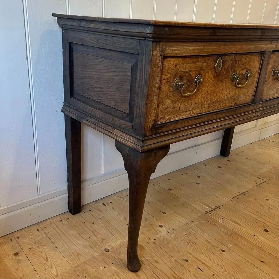 George III Oak Dresser Base, 1800s photo Furniture