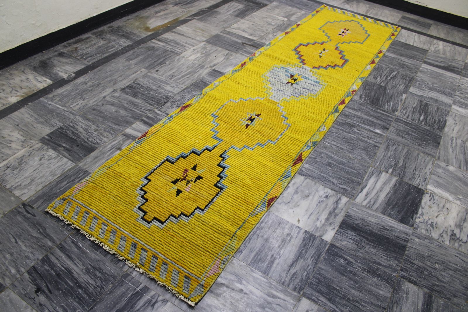 11 Ft Turkish Anatolian Tribal Hallway Entryway Runner Rug photo furniture