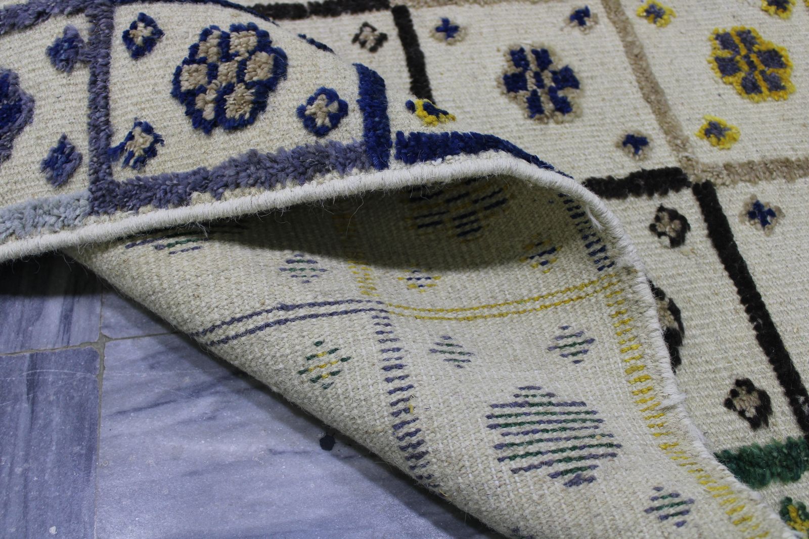 photo for sale 5x7 Handmade Afghan Barjasta Ayna Rug