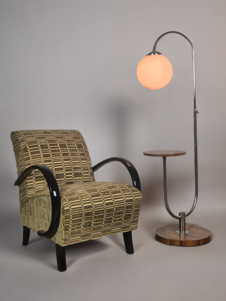 Halabala H410 Armchairs, Czech Artdéco 1940s, Set Of 2 photo vinterior