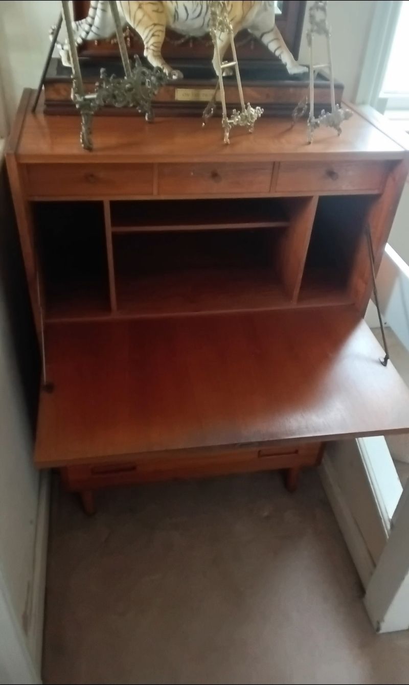 Reduced ....... Erik Jensen Danish Secretaire Chest Of Drawers photo furniture