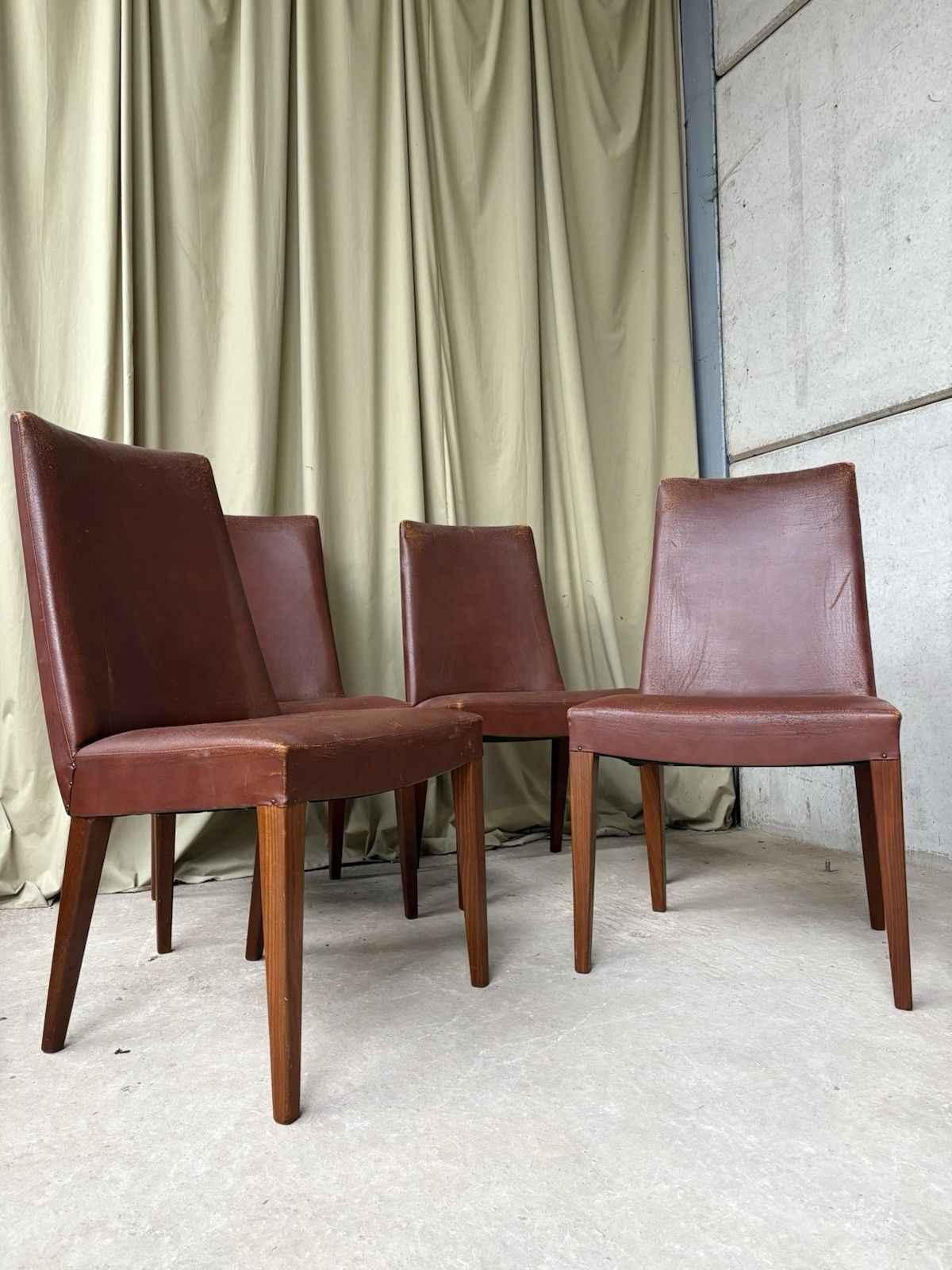 Vtg Mid Century Set Of 4 G Plan Dining Chairs Danish Scandi Retro R1039