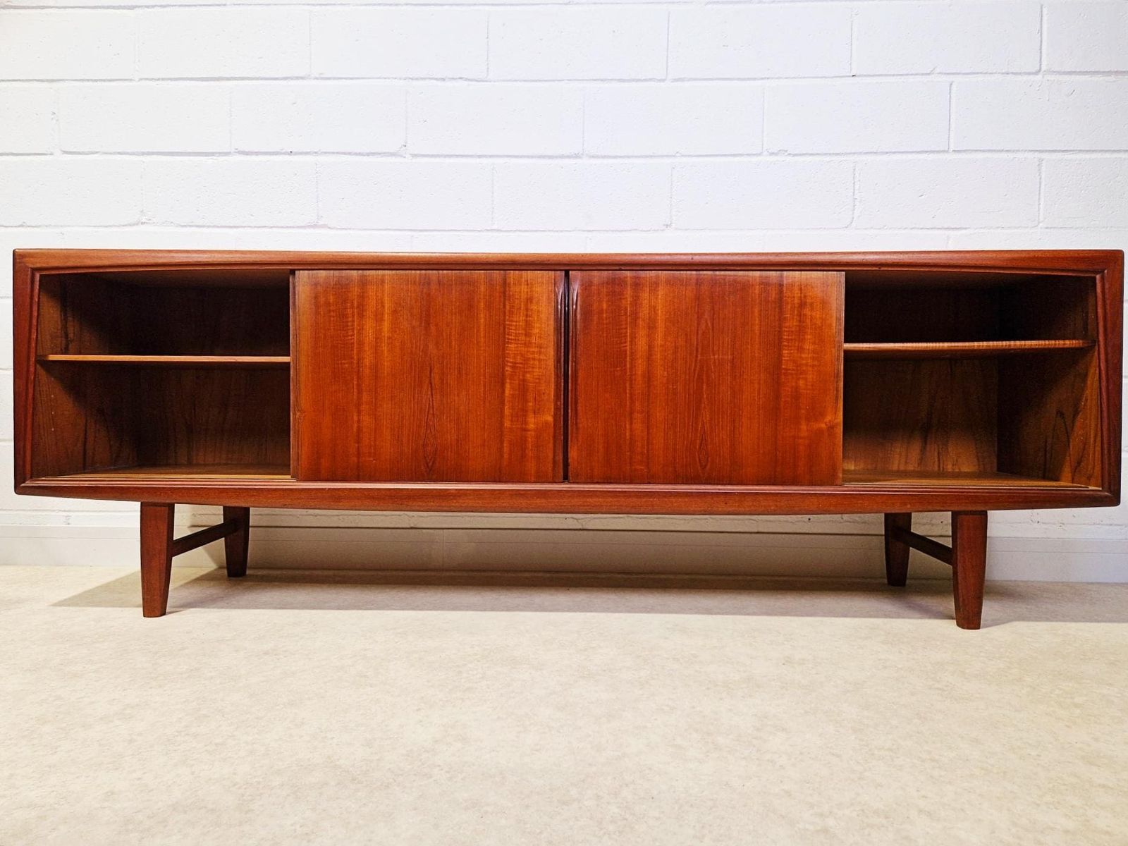 Gunni ømman For Axel Christiansen Danish Mid Century Teak Long Sideboard Credenza Pg018 photo vinterior