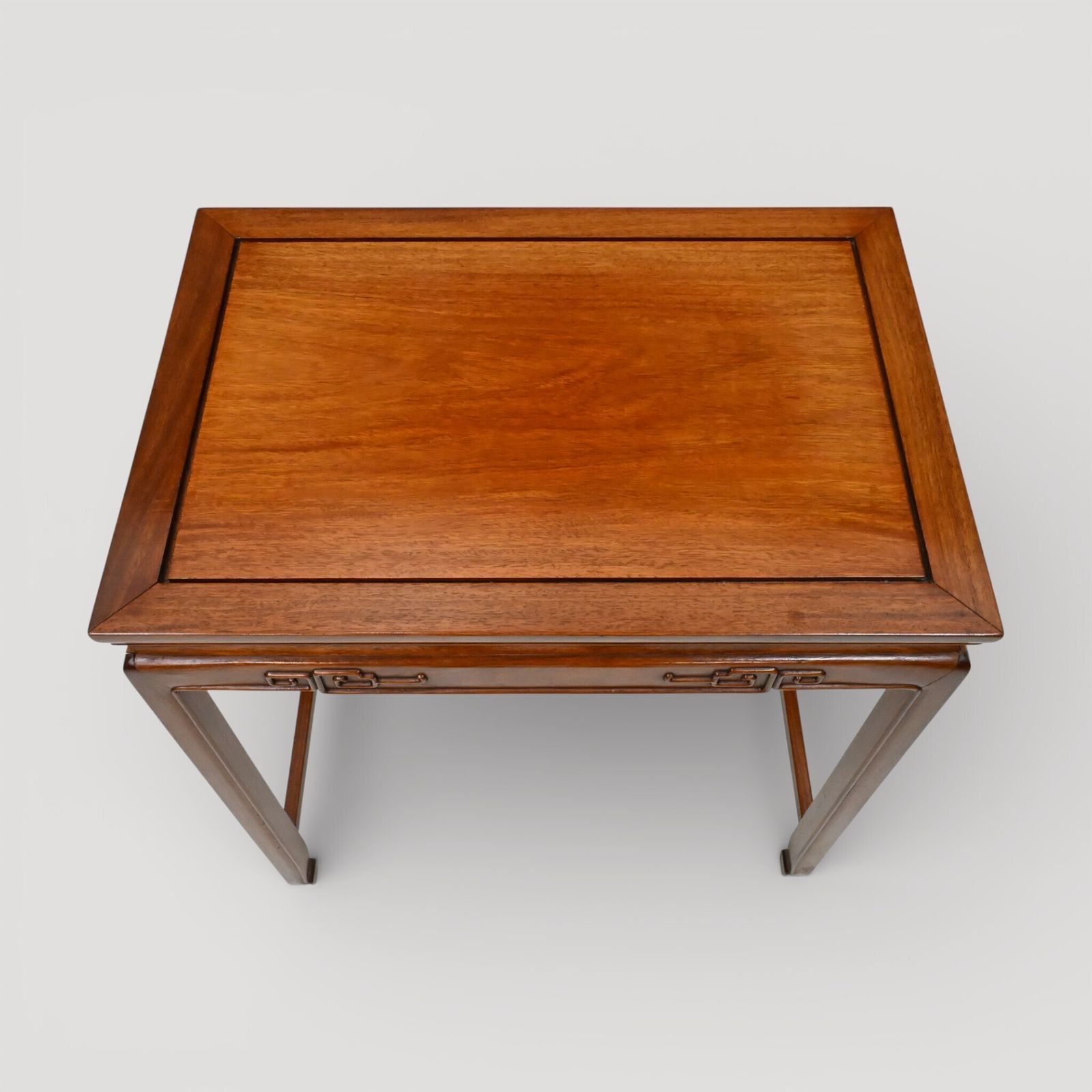 photo vintage Chinese Nest Of Tables Teak/Rosewood Carvings 3 Side Tables Free Uk Delivery*