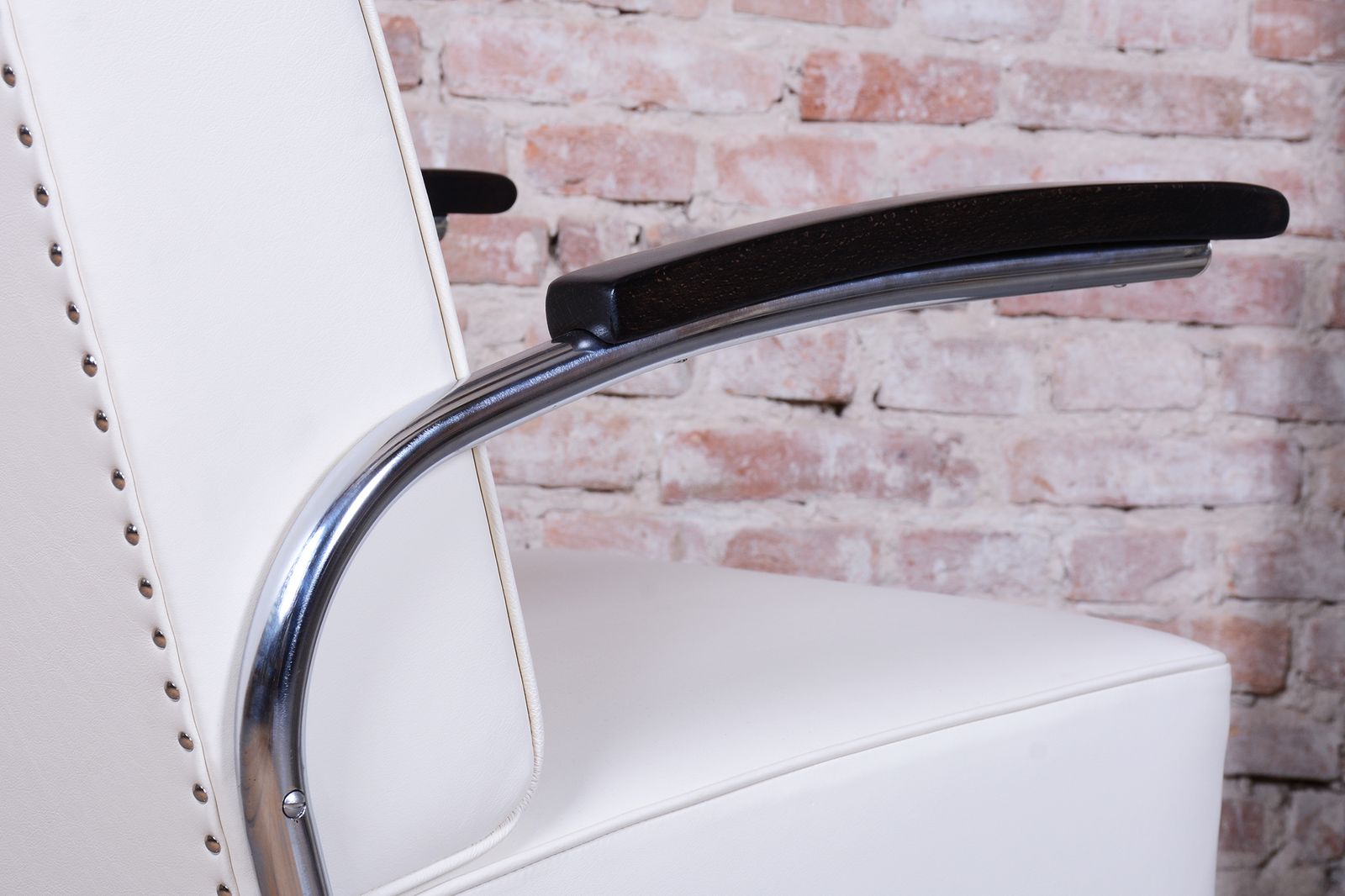Restored Bauhaus Armchair, By W. Gispen For Mücke Melder, Chrome, Czech, 1930s photo buy