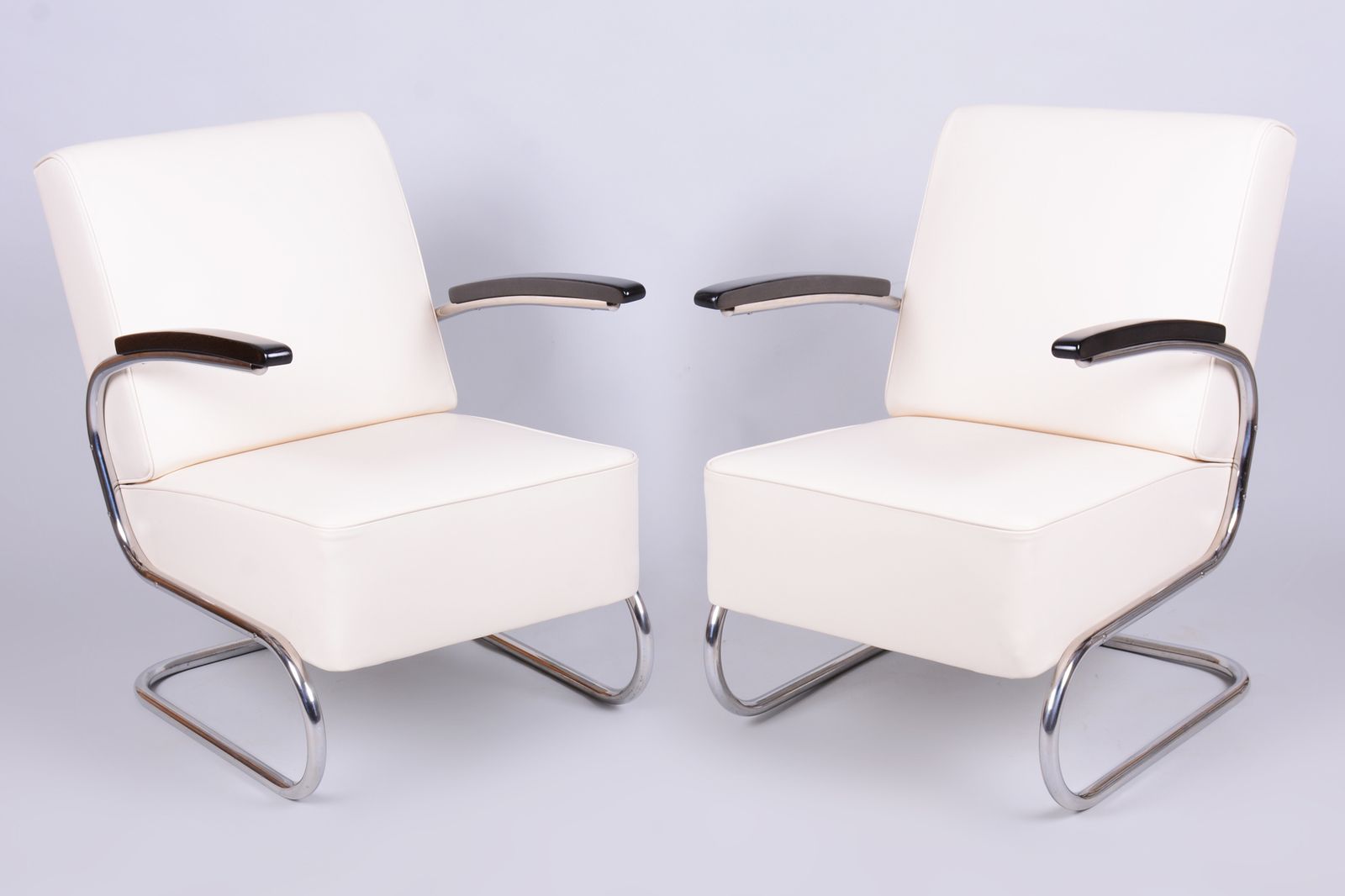 photo buy Restored Bauhaus Armchair, By W. Gispen For Mücke Melder, Chrome, Czech, 1930s
