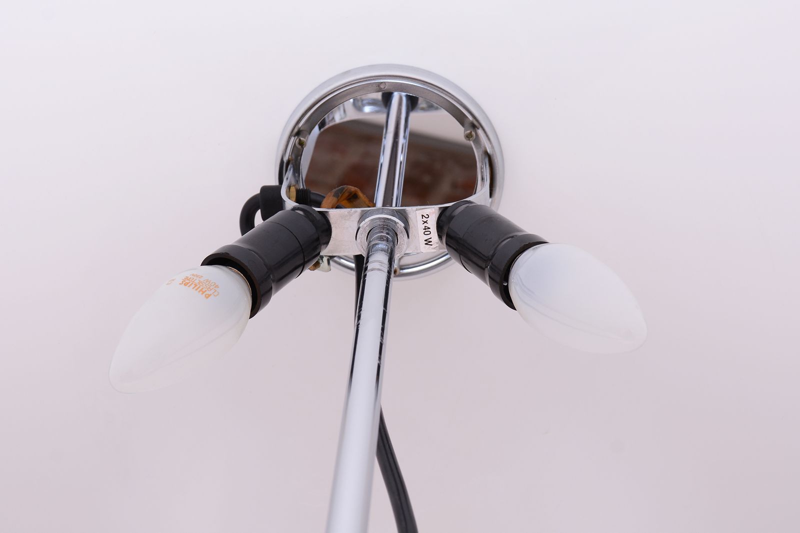 Original Mid Century Floor Lamp, By H. Guzzini For Meblo, Chrome, Italy, 1960s photo buy