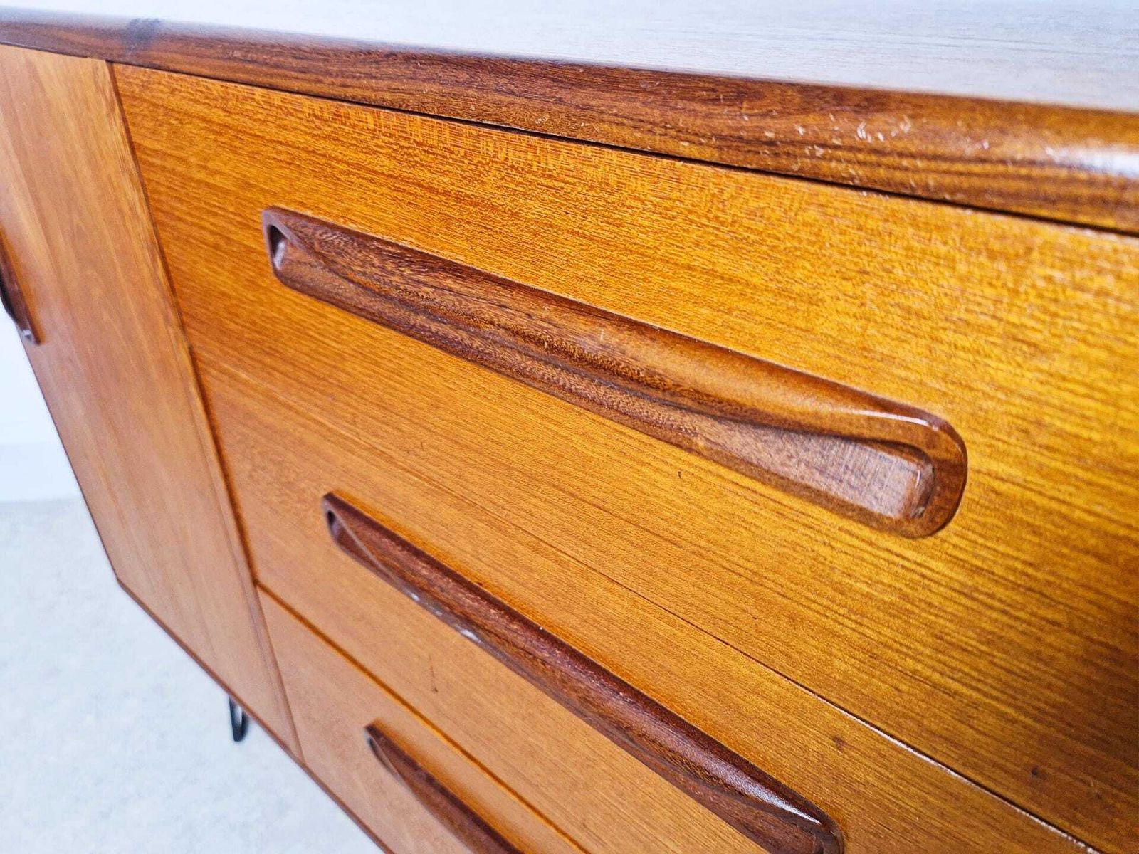 Furniture G Plan Fresco Vintage Mid Century Danish Design Medium Teak Sideboard Credenza Bl700 photo