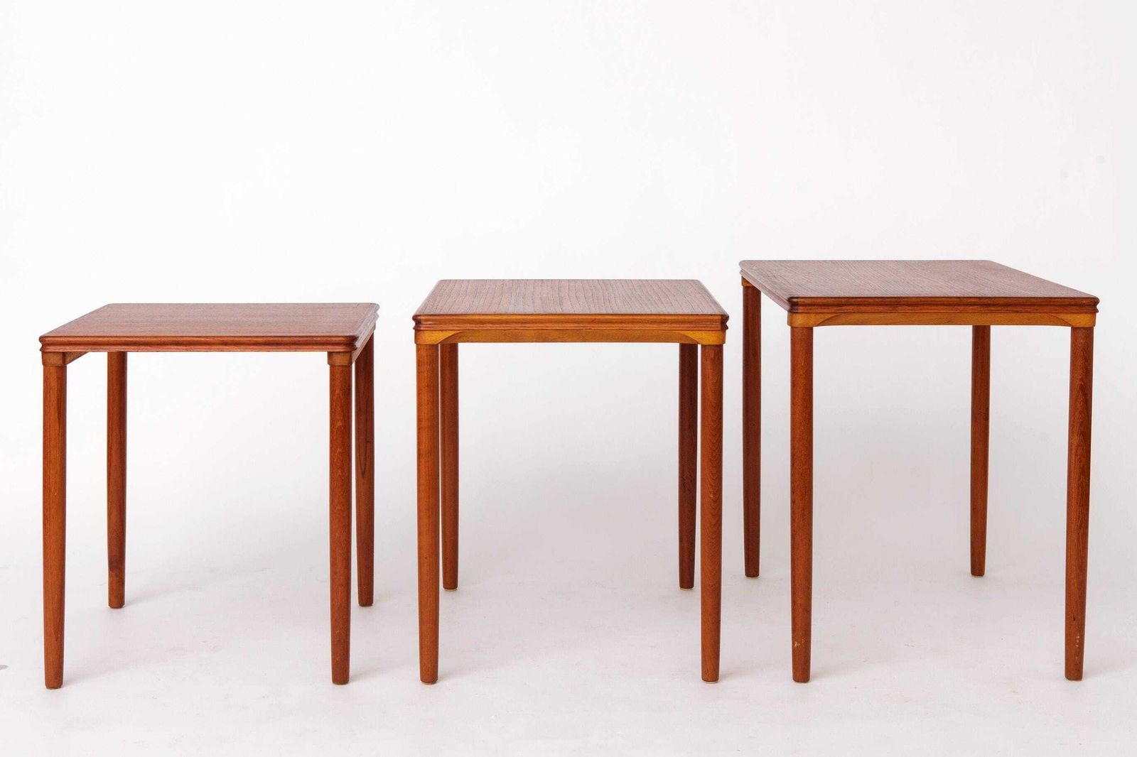 photo furniture Set Of 3 Teak Nesting Tables – 1970s Danish Mid Century Modern Design, Vintage Side Tables, Scandinavian Teak Furniture