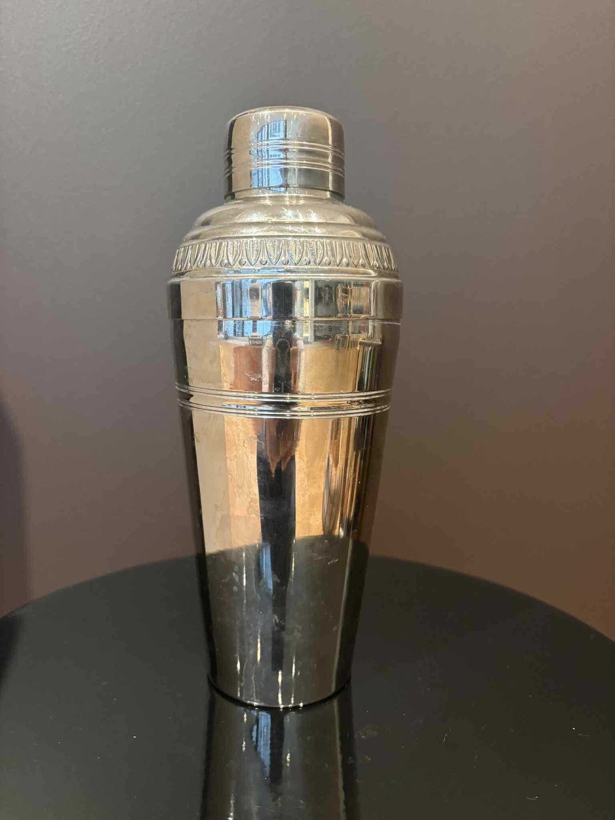 Guy Degrenne Cocktail Shaker: Mid Century Stainless Steel Barware photo furniture
