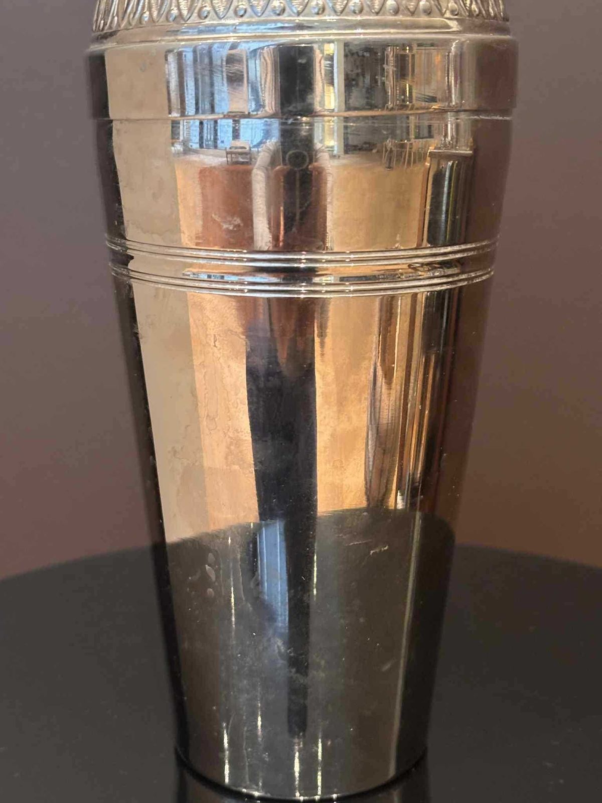 Guy Degrenne Cocktail Shaker: Mid Century Stainless Steel Barware photo vinterior
