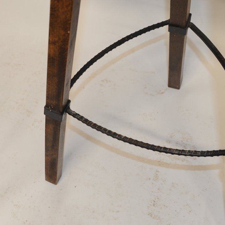 photo buy Brutalist Marbella Style Beech Bar Stools By Viriato Gomez For Toledo 1970s Set Of 4