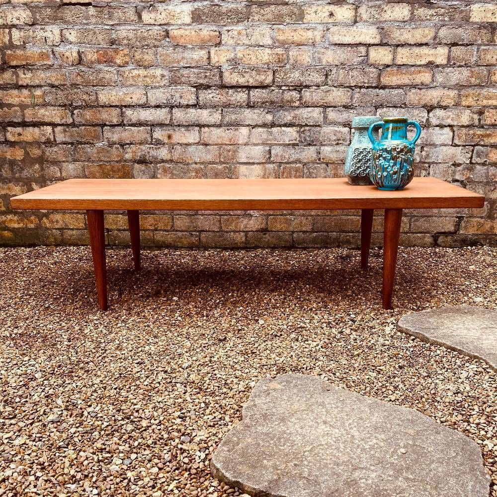 Arne Hovmand Olsen For Mogens Kold Teak Coffee Table – Model Mk118, Denmark C.1960 photo for sale