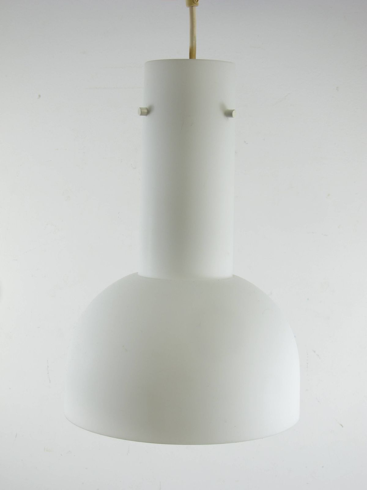 Large Opaline Glass Pendant Lamp, Limburg Lighting, 1970s photo furniture