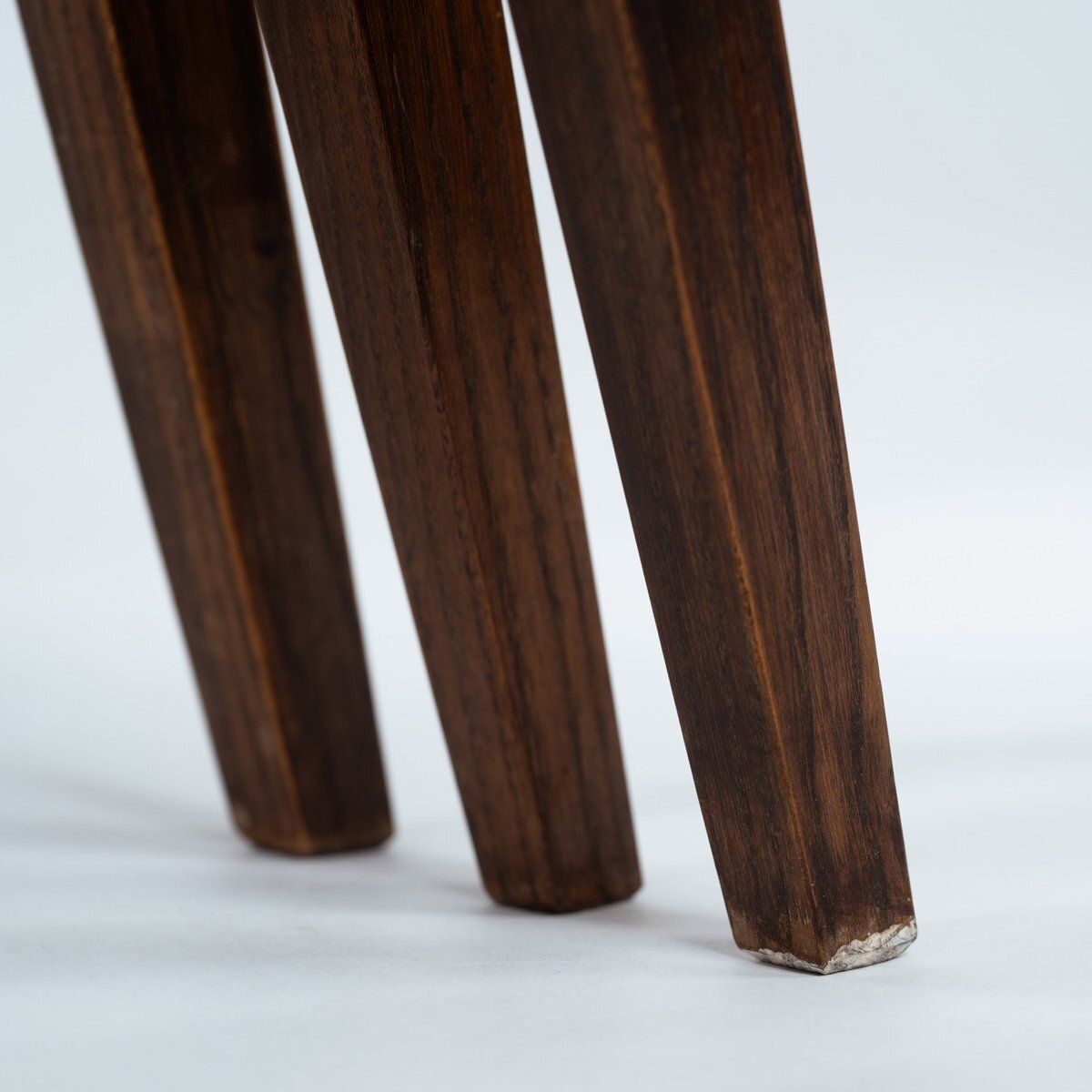 Mid Century French Oak Parquetry Nesting Tables, 1950s, Set Of 3 photo Furniture