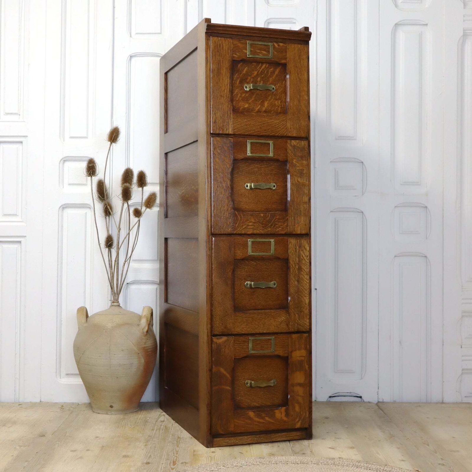 Antique Oak Filing Drawers., Mid 20th Century photo furniture