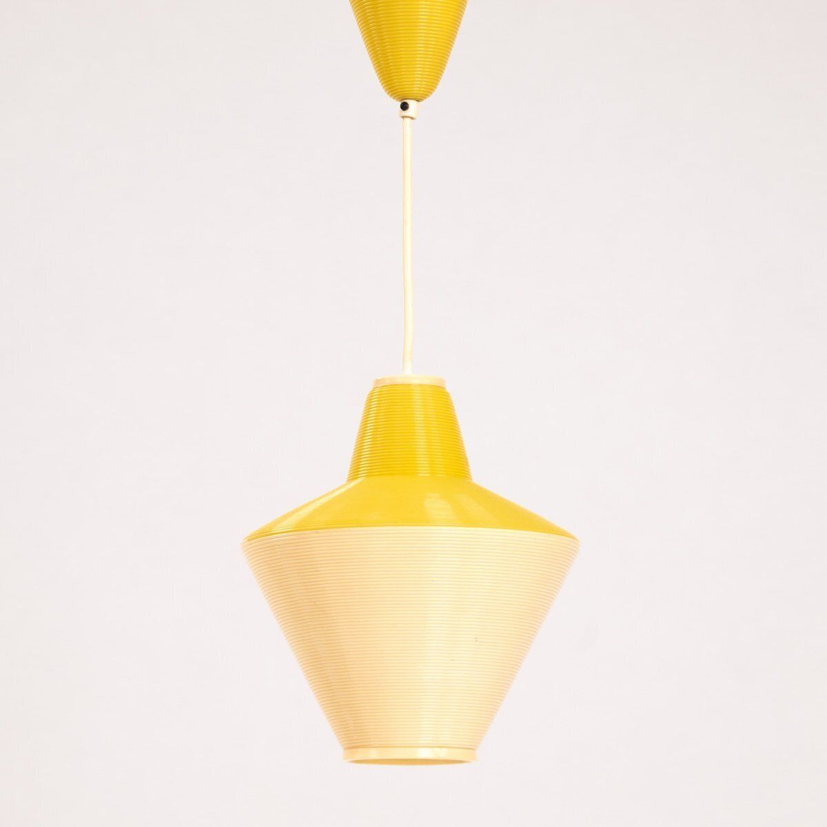 Yellow Cellulose Pendant Lamp By A.R.P And Rotaflex, 1970s photo furniture