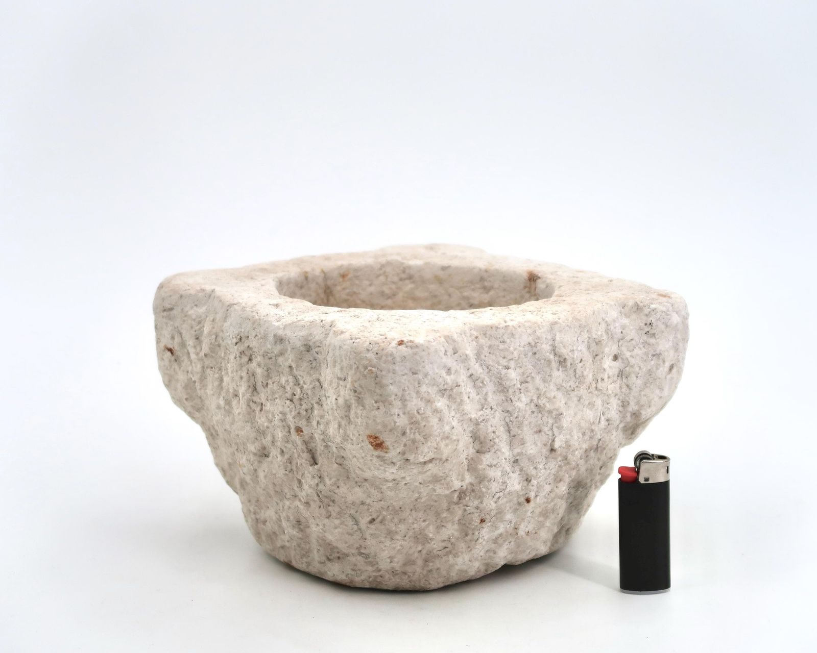 French Antique Stone Mortar   19th Century / France, Wabi Sabi, Rustic, Country, Primitive, Farmhouse, Home Decor, Brutalist Kitchen photo furniture
