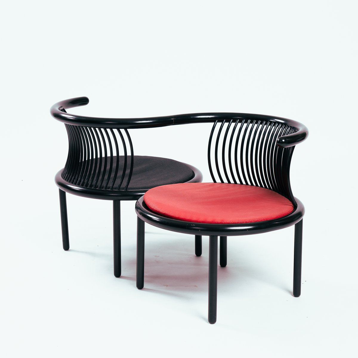 Bentwood Lübke Vis A Vis Armchair By Herbert Ohl, Germany, 1984 photo furniture