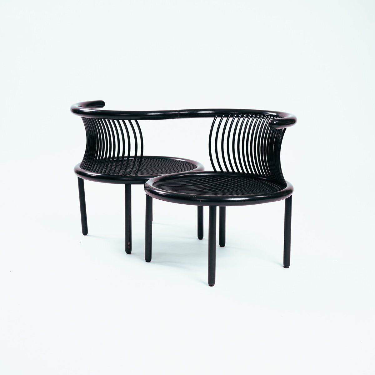 Bentwood Lübke Vis A Vis Armchair By Herbert Ohl, Germany, 1984 photo for sale