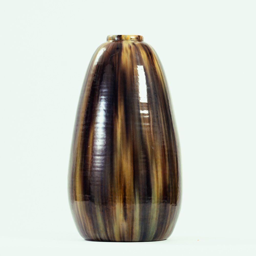 Large Dutch Art Deco Vase By De Rijn Pottery, 1920