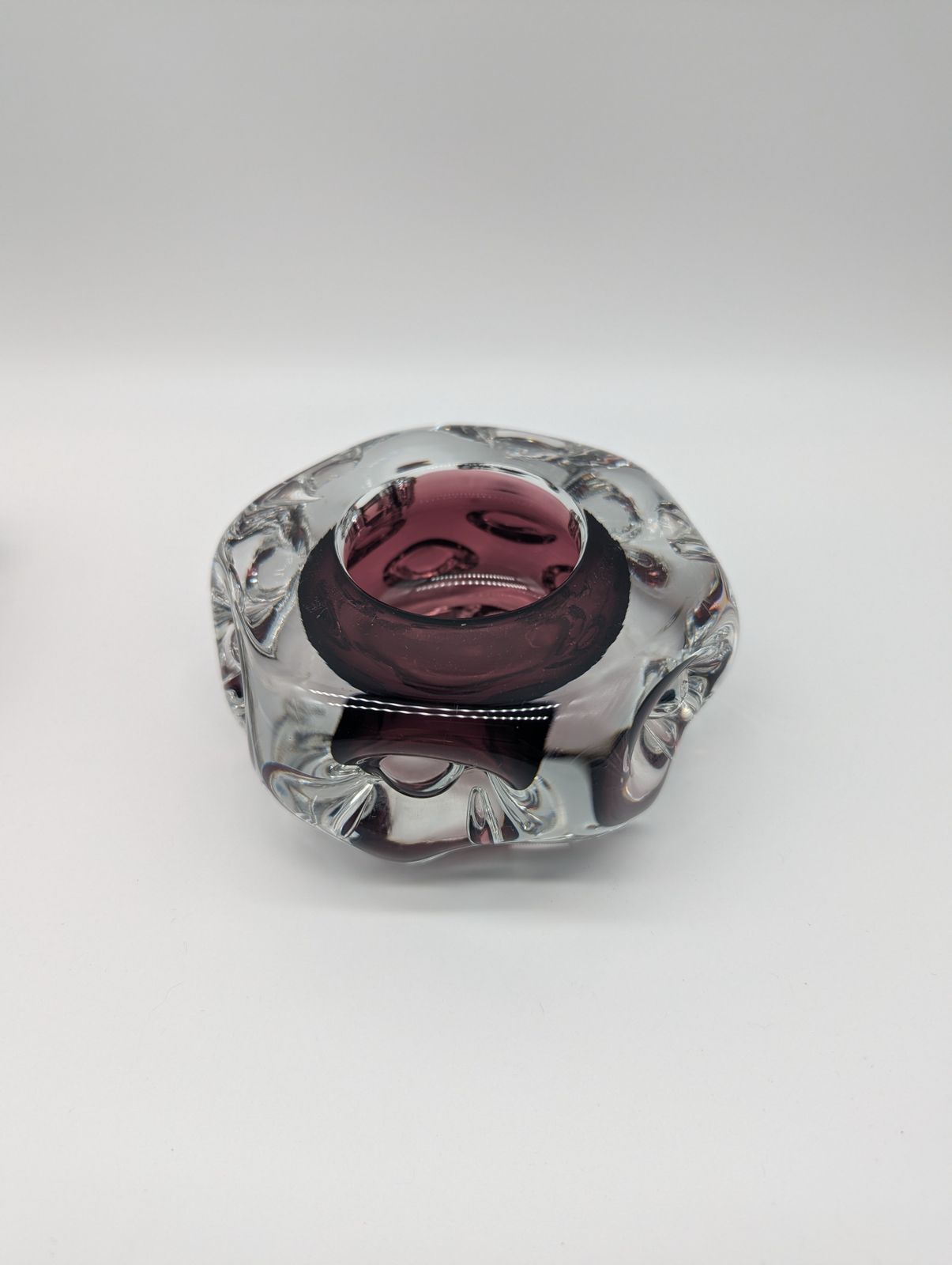 photo for sale Set Of Five Liskeard Glassworks Tealight Holders By Harry Dyer, England, 1970s