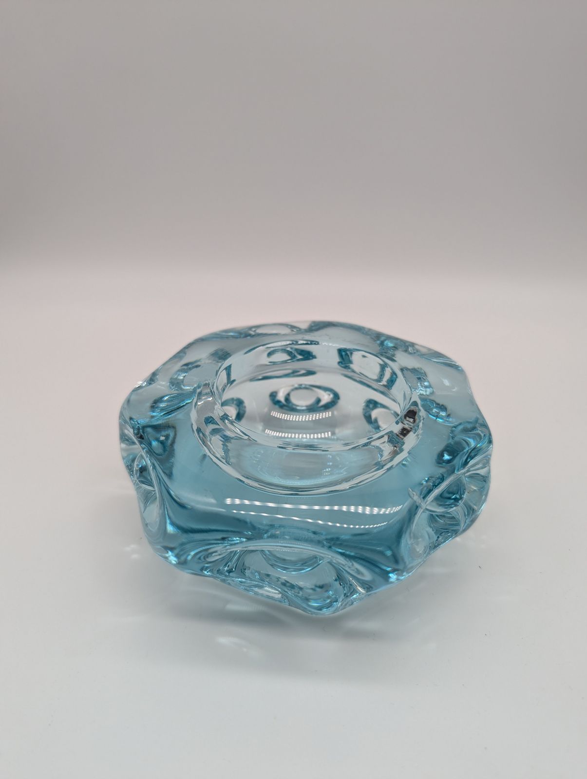 Home Decor Set Of Five Liskeard Glassworks Tealight Holders By Harry Dyer, England, 1970s photo