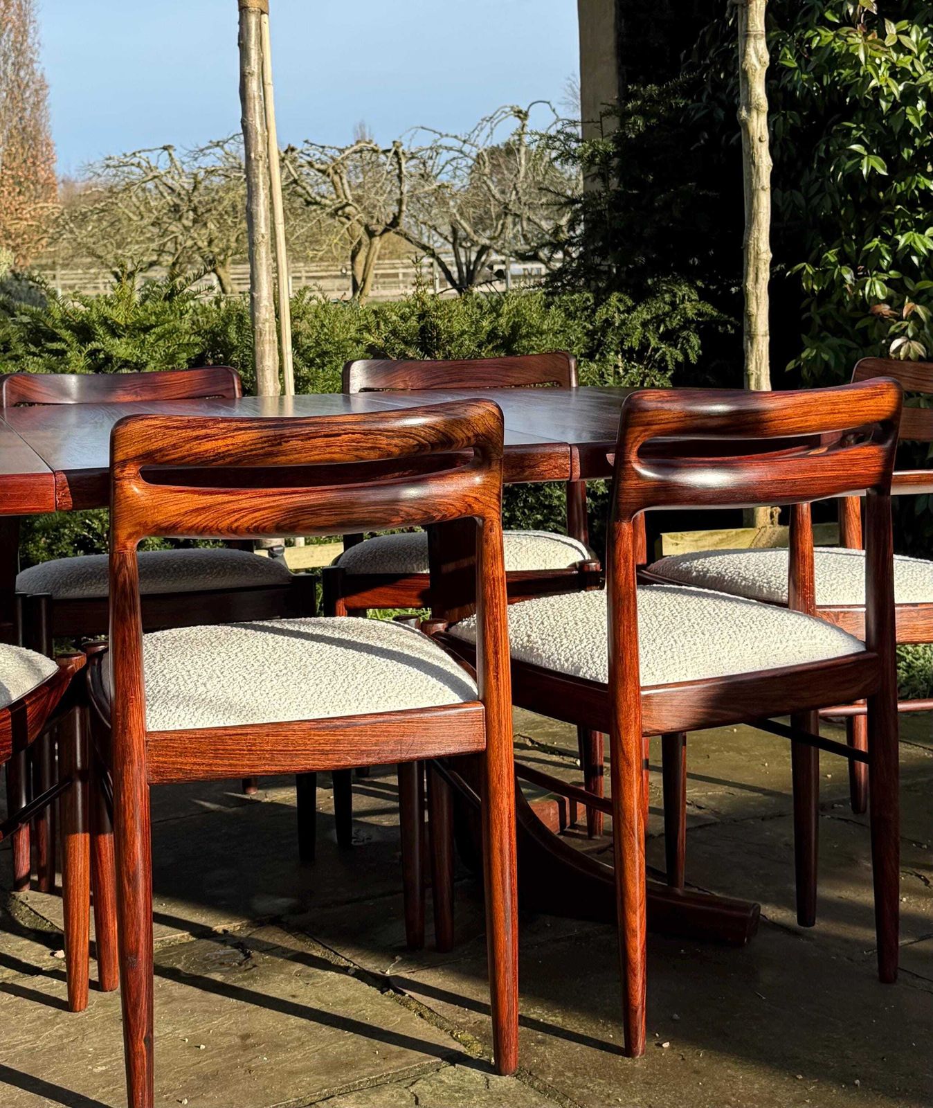 Danish Rosewood Dining Table And Eight Rosewood Chairs By H W Klein For Bramin 1960s   Pending A10 Certificate photo buy