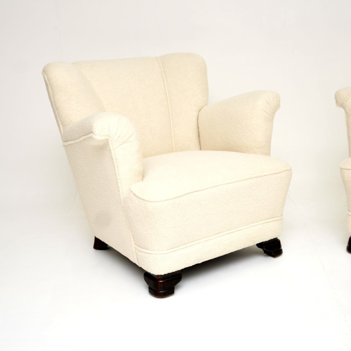 Pair Of Danish Vintage Club Armchairs photo Furniture