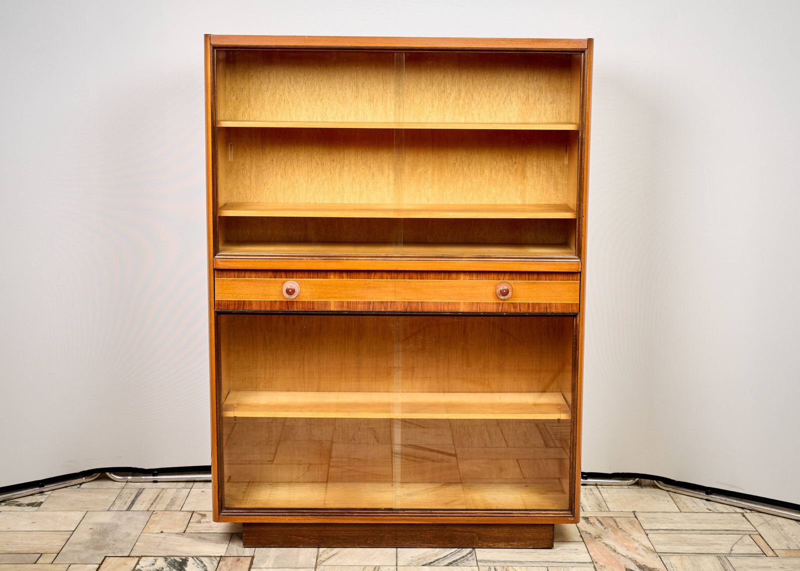 Art Deco Bookshelf, 1960s, Czechoslovakia photo furniture