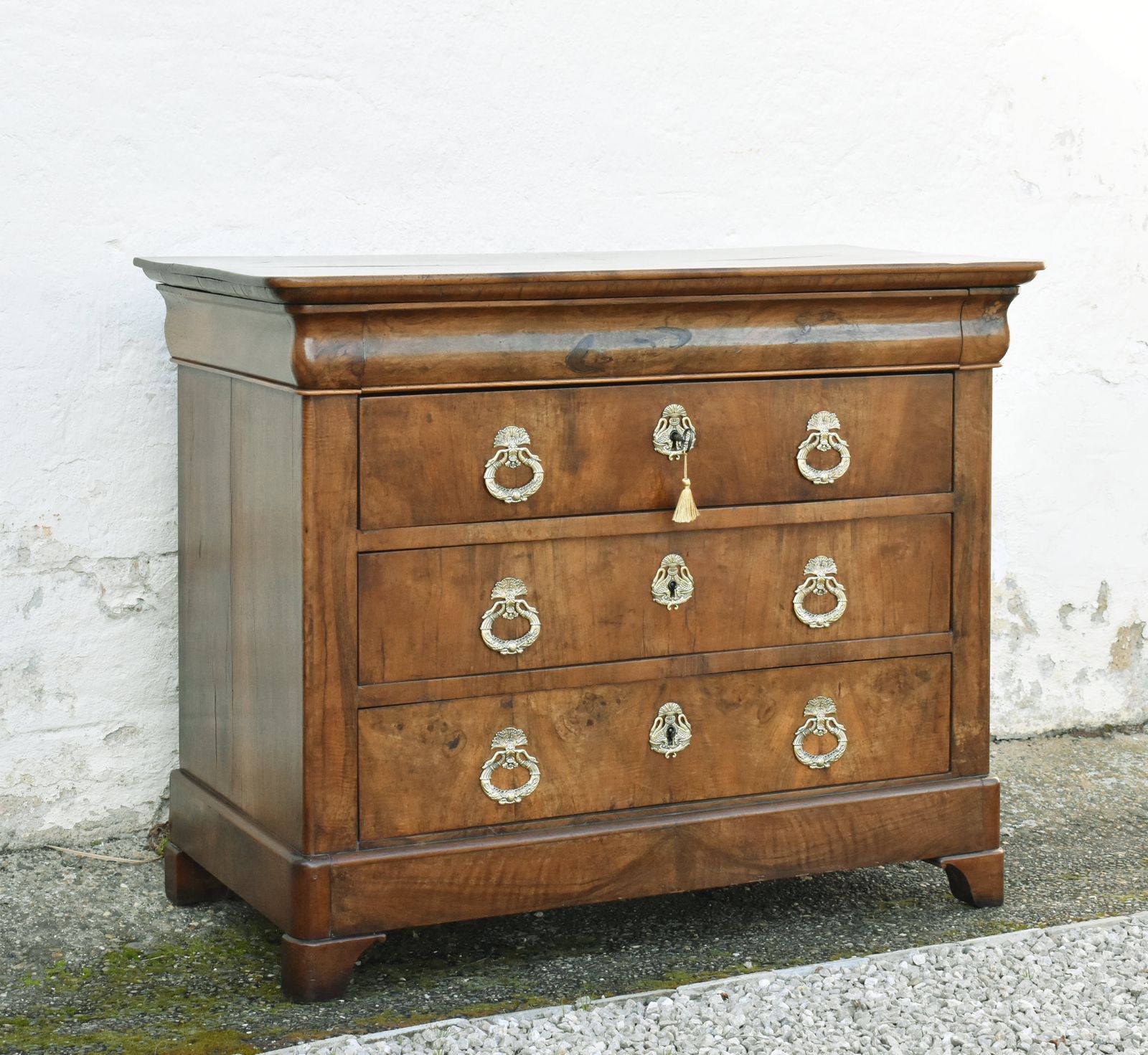 French Chest Of Drawers In Walnut Louis Philippe Period 19th Century photo furniture