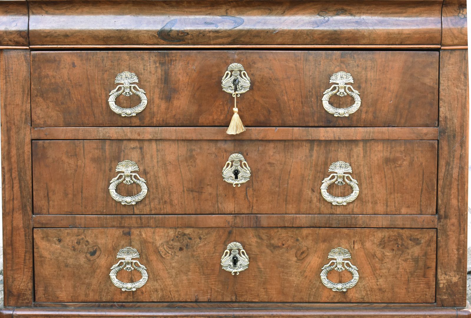 French Chest Of Drawers In Walnut Louis Philippe Period 19th Century photo Furniture