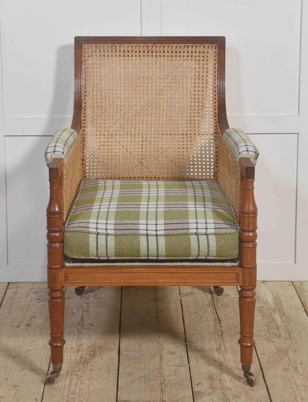 Distinguished Mahogany Bergère Armchair photo buy