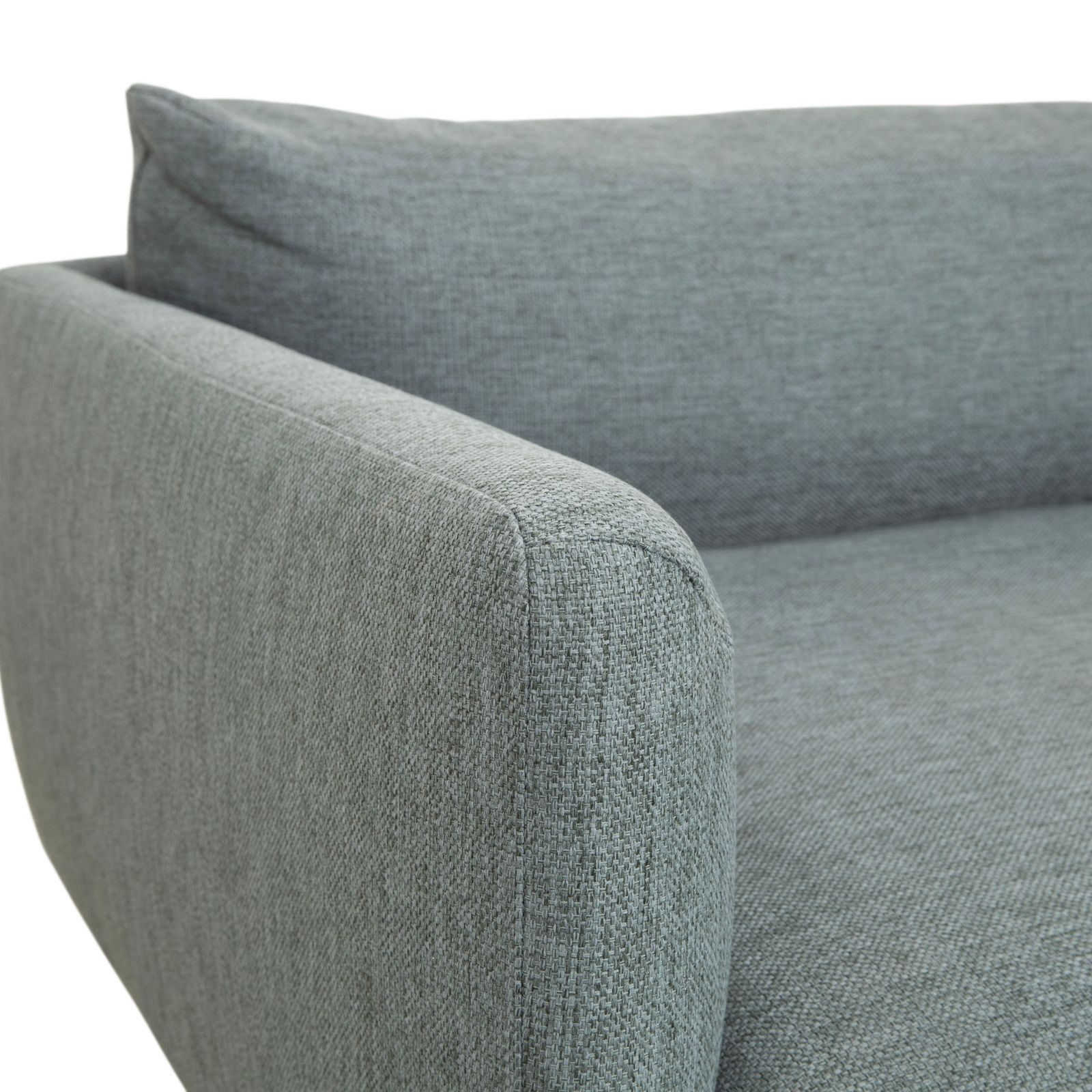 Canapé Bolia Lomi 4 places en tissu gris bleu vert photo vinterior