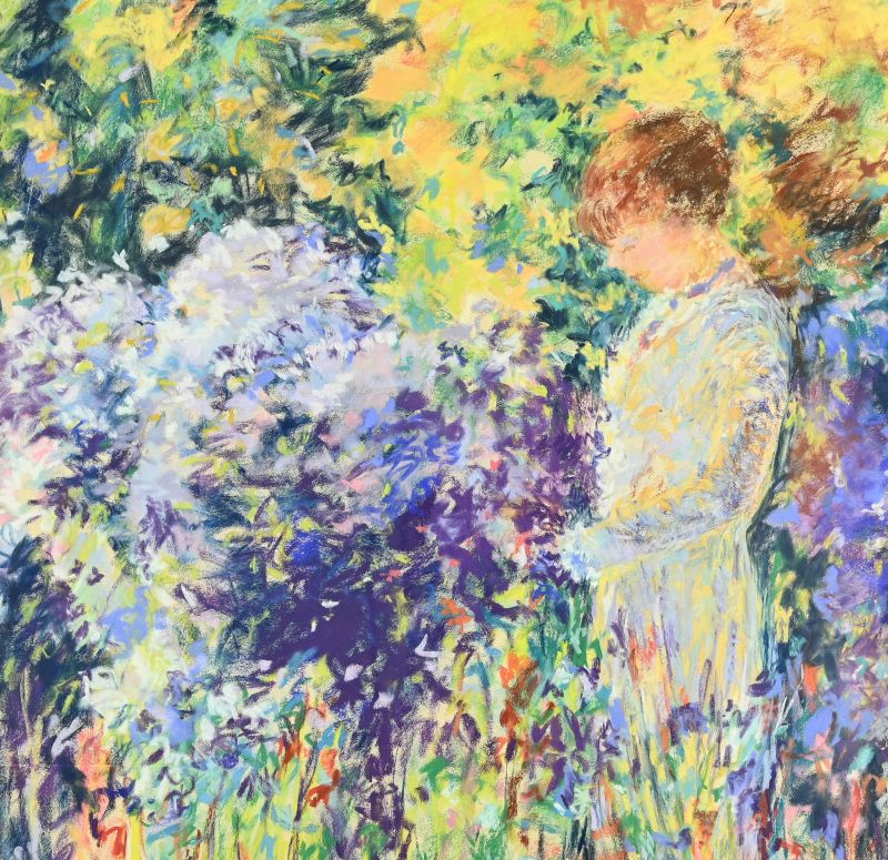 Woman In The Garden photo furniture