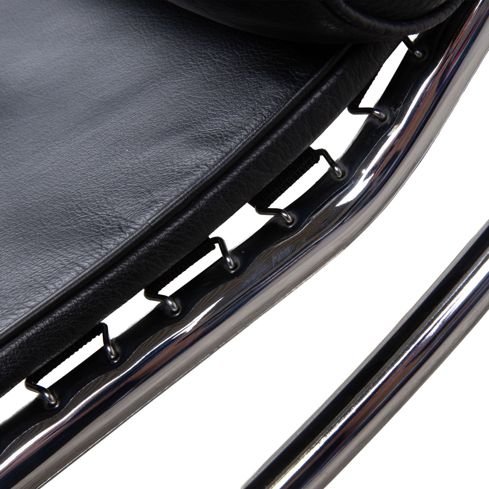 Cassina Le Corbusier Lc 4 Leather Chaise Lounge Black Bauhaus photo buy