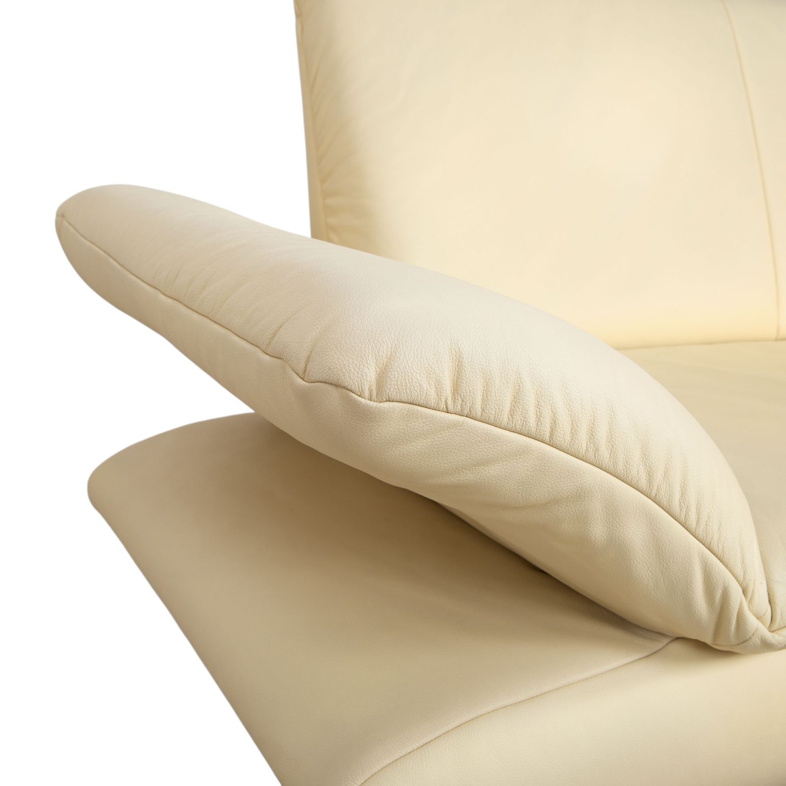 Koinor Rossini Leather Sofa Cream Two Seater Function photo buy