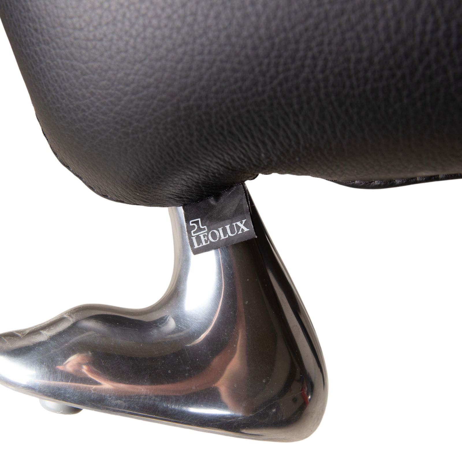 photo for sale Leolux Papageno Leather Armchair Black