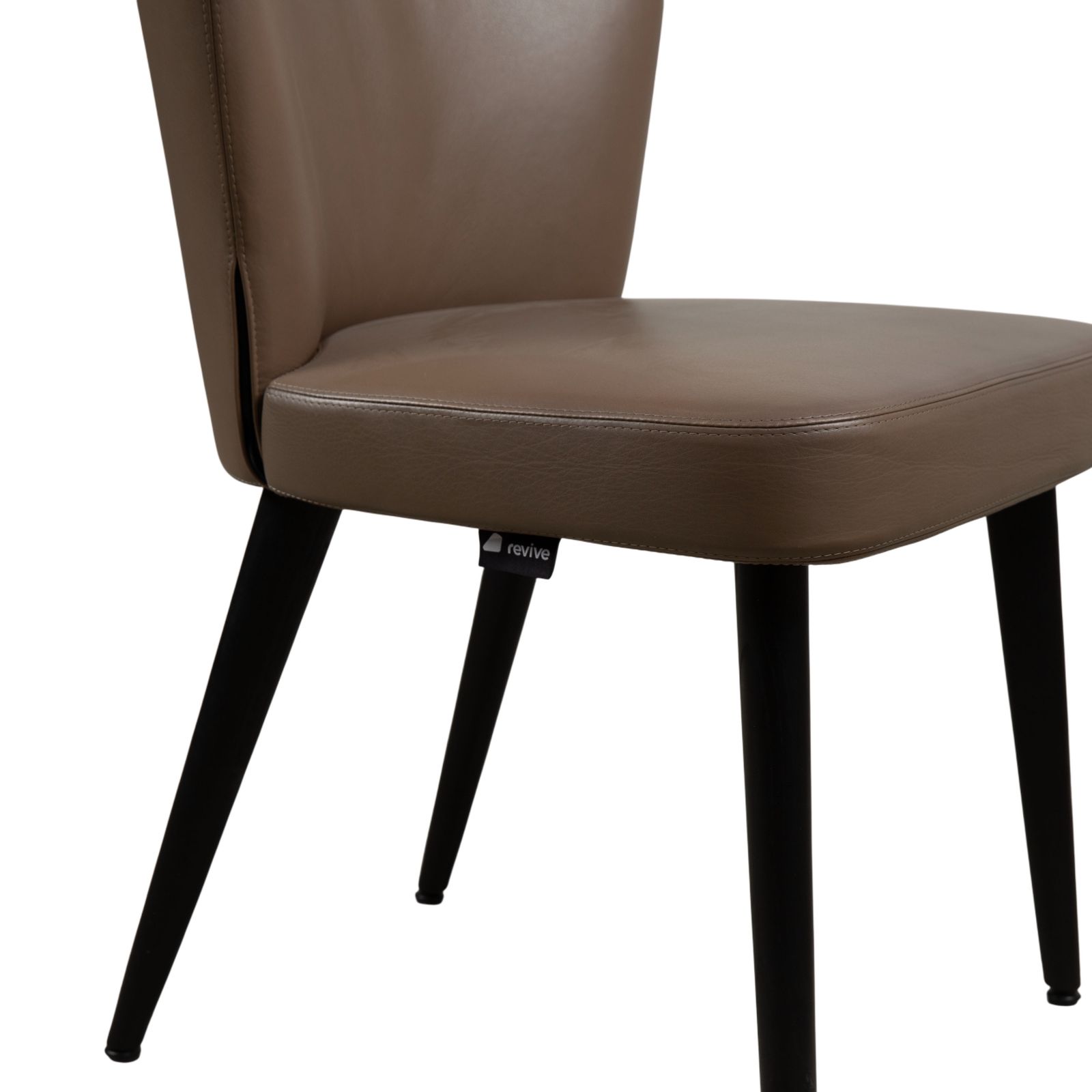 Minotti Aston Leather Chair Brown photo for sale