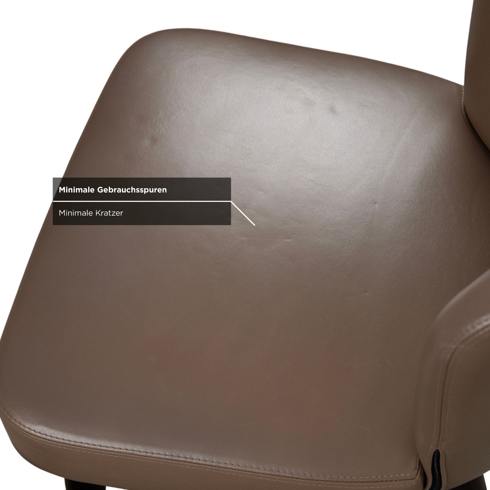 Minotti Aston Leather Chair Brown photo 1173.0